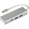 Hama 135758, USB-C 3.1 hub Aluminium, 2x USB-C, 3,5 mm audio 135758