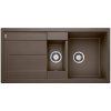 Blanco Metra 6 S, silgranitový drez 1000x500x190 mm, 1,5-komorový, tmavá hnedá, BLA-515046