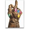 Vymalujsisam.sk Diamantovanie podľa čísiel - Thanos rukavica Veľkosť: 40x60cm, Rám: Na kartónovej doske, Diamanty: Hranaté