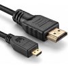 Kábel Interlook DF-1.5-1.5M-Black HDMI - micro HDMI 1,5 m