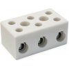 KSP 3/16 - Keramická svorkovnica, Al/Cu, 3x 2x16mm², 450V, 76A, 350°C