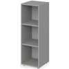 Skriňa otvorená stredná 2 police Lenza Wels, 39,9x119,5x40,4cm, sivá