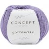 COTTON-YAK Katia Farby COTTON-YAK: 128 fialová - VÝPREDAJ