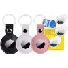 3x KOŽENÉ PUZDRO CASE COVER NA LOKÁTOR APPLE AIRTAG KĽÚČENKA + 3x FÓLIA