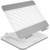 Delock - Stojan pro notebook/tablet - nastavitelný, hliníkový, rotace 360° - až 15,6 - světle šedá
