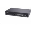 Vivotek PoE switch AW-GEL-105A-110, 8xGE PoE(802.3af/at/bt, PoE budget 110W), 1xGbE RJ-45, 1xSFP 100M/1G slot