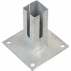 Základová nosná pätka pre rohové stĺpiky 60 x 60 mm pozinkovaná