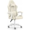 Béžové látkové herné kreslo HELLS CHAIR HC- 1000, HC__5905496912972 SKL1