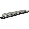 Solarix Modulární neosazený patch panel 24 portů 1U SX24M-0-STP-BK-UNI-N 24000100