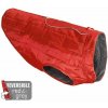 Kurgo® Loft Nepremokavá bunda pre psov Chili Red/Charcoal XS