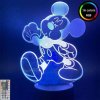 3Dmix 3DL-BTB028 – 3D LED nočná lampa - Mickey Mouse (Miki Maus) (Bluetooth reproduktor - farba biela)