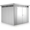 BIOHORT HighLine DUO strieborná metalíza H5 275x315x222 cm