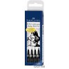 Faber-Castell 167132 Pitt Artist Pen Manga 4 ks Black
