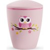 Detská urna Sovička - Ružová