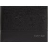 Calvin Klein pánska kožená peňaženka Subtle Leather Billfold Wallet 5CC Coin 001 BAX Black CK