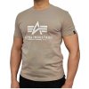 Alpha Industries Basic T-shirt Vintage Sand pánske tričko hnedé pieskové