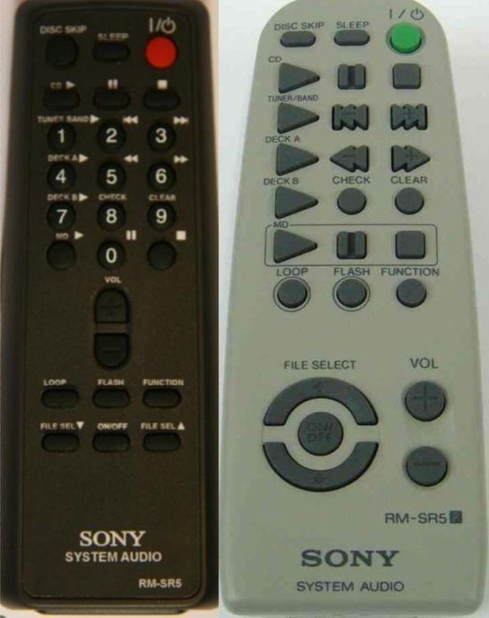 Diaľkový ovládač General Sony RM-SR5