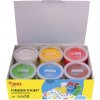 Jovi Prstové farby školská sada, 6 x 125ml