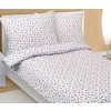 Bellatex flanel obliečky Ružička červená 140x220 70x90