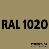 RAL 1020 uretánová auto farba lesklá alebo matná 1 liter + tužidlo + riedidlo (RAL1020 OLIVE YELLOW originálny odtieň uretánovej farby s lakom ( ČSN 5006 ))