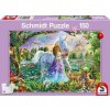 Schmidt puzzle Princezná, jednorožec, hrad 150 dielikov