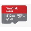 SanDisk MicroSDXC karta 512GB Ultra (150 MB/s, A1 Class 10 UHS-I) + adaptér