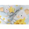 Obliečky do postieľky Baby Myška - 100x135 cm + 40x60 cm