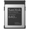 SanDisk CFexpress karta 640GB PRO-CINEMA Typ B (R:1700/W:1500 MB/s) SDCFEC-640G-GN4NN