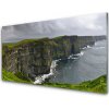 Skleneny obraz Záliv skaly voda krajina 100x50 cm