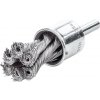 Štetcová kefa pr. 22x28/72x0,35 mm, oceľový drôt, splietaný stopka pr. 6 mm Lessmann 454278 (EDE79930022)