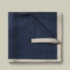 Charles Tyrwhitt Silk Linen Pocket Square Navy