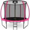 Trampolína Aga 305 cm Ružová + ochranná sieť + schodíky
