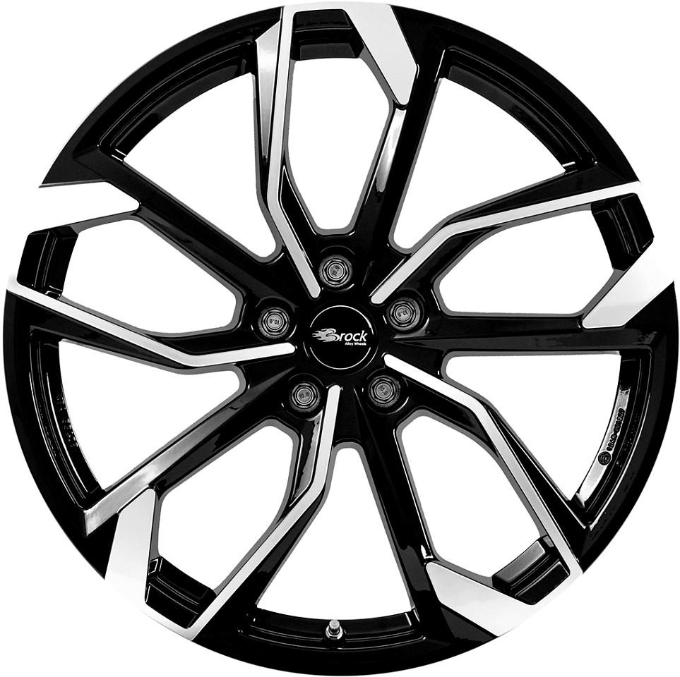 BROCK RC34 7x17 5x112 ET49 black polished