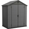 Keter Darwin 6 x 4, Záhradný domček s podlahou ROZMERY: (Š x V x H): 190 x 221 x 121 cm Farba: Šedý