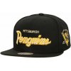 Mitchell & Ness Snapback Pittsburgh Penguins Cream Script Snapback