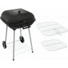 Kaminer 27321 Záhradný gril na drevené uhlie s kolieskami, 53 x 77 x 46 cm
