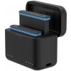 TELESIN 2-slot charger + card storage for Insta360 X4
