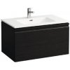 Laufen Pro S - Skrinka s umývadlom, 80x50 cm, wenge H8609644231041