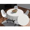 Biante Teflónový okrúhly obrus Milano TF-049 - smotanový Ø 150 cm