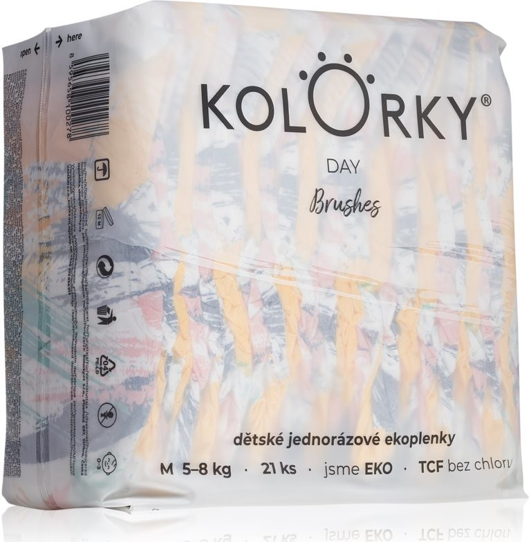 Kolorky Day Brushes EKO M 5-8 Kg 21 ks