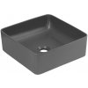 COMAD | COMAD UM-6276 SLIM 40 GREY DP - Umývadlo na dosku SLIM 37x37 cm matná šedá | CM0048