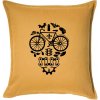 Bike lebka - Vankúš 50x50 - 50x50 - Iba poťah ( Zlatožltá )