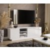 TV STOLÍK ALWIN BIELY VYSOKÝ LESK 156 cm