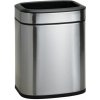 Bemeta Odpadkový kôš, 6 l, ochrana proti odtlačkom prstov, matná nerezová oceľ 126115395