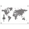 MAGNETICKÁ TABUĽA WORLD MAPA SVETA MEMO ZELLER dekoratívna vzdelávacia