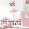 PASTELOWE LOVE® wall sticker balerina pink 34762-0,
