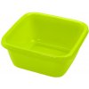 Plastové štvorcové umývadlo HEIDRUN 6l MIX farieb