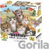 PRIME 3D puzzle Mačacie Selfie 63 ks