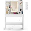 Toaletný stolík so zrkadlom a LED osvetlením RDT143WB01