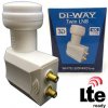 DI-WAY LNB TWIN 0,1 dB, WHITE LEOPARD LINE